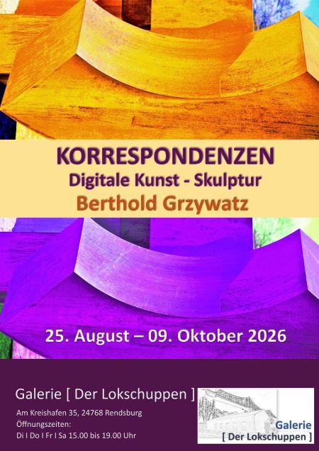 Berthold Grzywatz zeigt „Korrespondenzen“ in Rendsburg