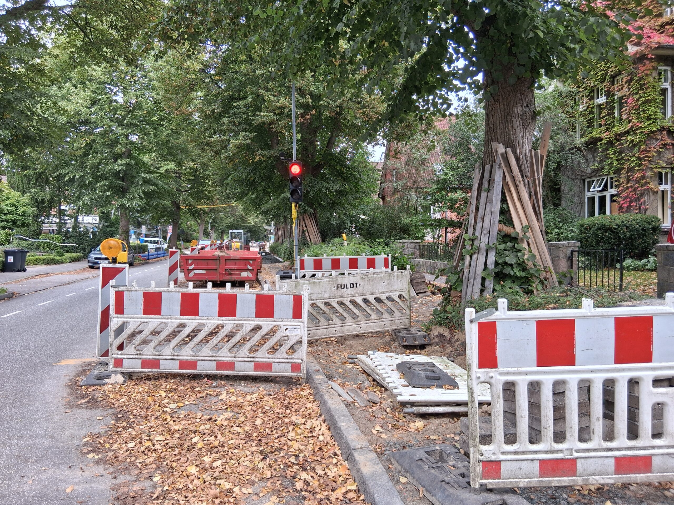 Kopperpahler Allee: Baustelle sperrt Radweg bis 2027
