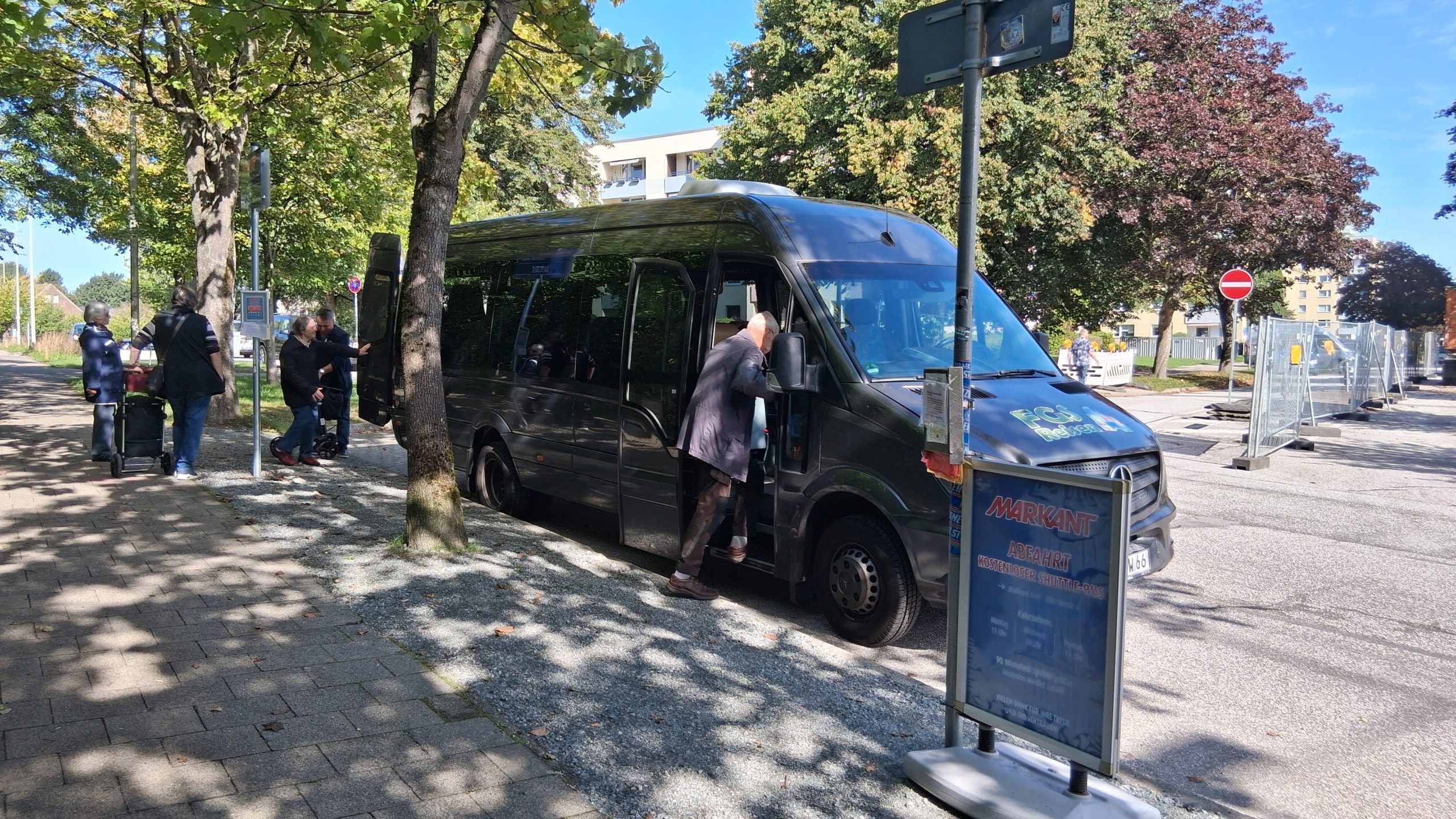 Markant-Shuttle bringt Kunden zur Alten Weide